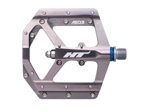 HT Evo AE03 Platformpedal Aluminium, 102x96x11mm, 10pins, 352gr 